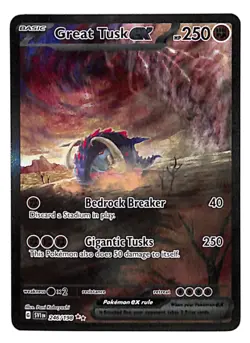 Great Tusk ex 246/198 Special Illustration Rare Scarlet & Violet NM/M Pokemon - Image 1