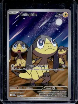 2025 Pokemon Mega Evolution Helioptile Illustration Rare #143/132 - Image 1