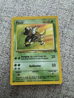 Pokemon TCG Pinsir Jungle 9/64 Holo Unlimited Holo Rare - Image 1