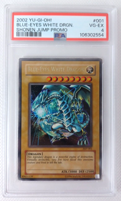 PSA 4 Blue-Eyes White Dragon JMP-001 Shonen Jump Magazine Promos Unlimited - Image 1