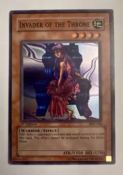 Yu-Gi-Oh! TCG Invader of the Throne MRL-026 Super Rare 1st Edition MP - Image 1
