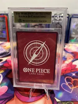 One Piece Monkey D. Luffy Super Pre Release Leader BGS 9.5 (Includes Other 3) - Image 3