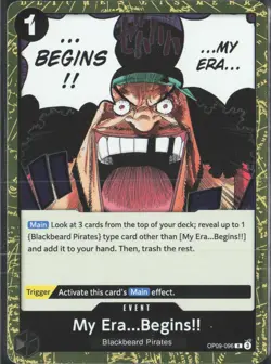 My Era...Begins!! OP09-096 Emperors in the New World Foil - Image 1