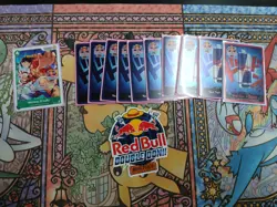 Red Bull x One Piece Card Game Double Don!! Monkey.D.Luffy Promo + Foil Don Set - Image 1