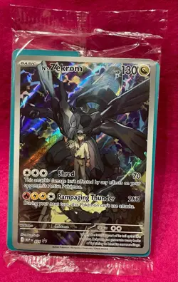 ⚡N’s Zekrom 031 Ascended Heros ETB Factory Sealed Promo Card Pokemon Full Art⚡ - Image 2