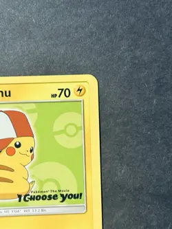 Ash's Pikachu SM112 Black Star Promo Pokemon Card NM - Image 3