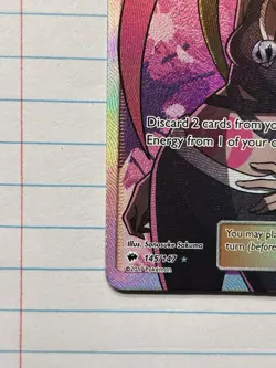 Plumeria Full Art Holo Card 145/147 Sm-Burning Shadows NM - Image 5