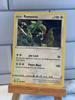 Rayquaza SWSH029 Cosmos Holo Sword & Shield Promo Pokemon Card - Image 1