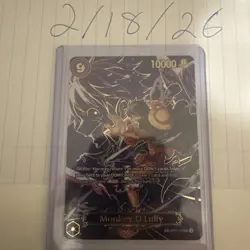 One Piece Monkey D. Luffy SP OP09-119 ENGLISH Character Card. - Image 1