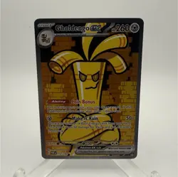 Pokemon Gholdengo ex Paradox Rift Regular EX Card 252/182 260 HP Metal 2023 - Image 1