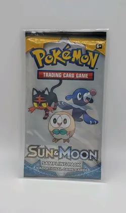 Pokemon Card - Sun & Moon Base - Sampling Pack - 3 Cards - Factory Sealed - Image 1