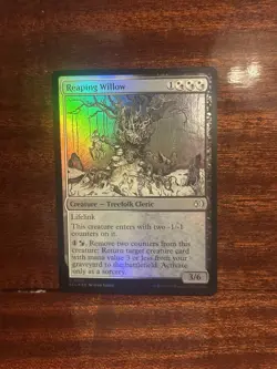 MtG Magic the Gathering Reaping Willow Foil - Image 1