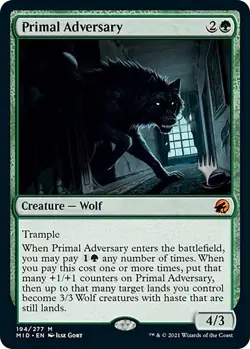 Primal Adversary NM #194 Promo Pack: Innistrad MTG - Image 1