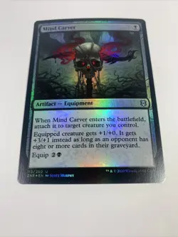 Mind Carver ZNR MTG 113/280 FOIL Holo UNCOMMON M/NM 1x - Image 2