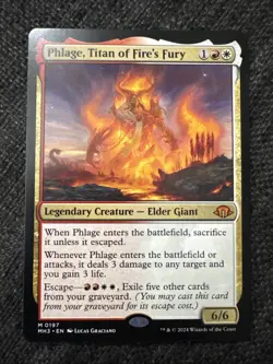 Phlage, Titan of Fire's Fury Modern Horizons 3 Regular - Image 1