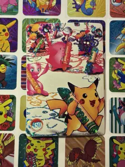 Pokemon Pikachu Vintage Pocket Monsters Vending Prism Sticker Nintendo 1998 - Image 2