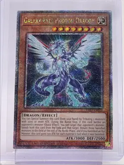 GALAXY EYES PHOTON DRAGON 2023 YU-GI-OH! SECRET RARE LIMITED EDITION Q5842 - Image 1