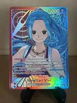 One Piece Nefeltari Vivi EB03-001 Alt Art Leader Heroines Edition English - Image 1