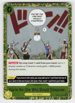 Wings of the Captain #OP06-115 You're the One Who Should Disappear - Image 1