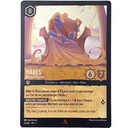 5/204 FOIL ⭐ Hades, Roi de l'Olympe | carte Disney Lorcana FR (2023) - Image 1
