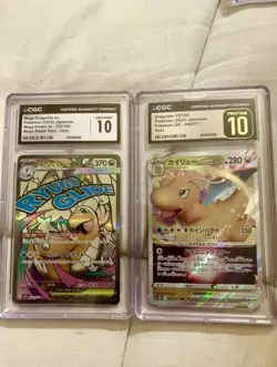 Graded Pokemon Card Lot Of 2 - Image 1