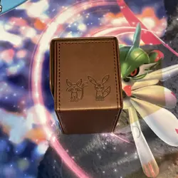 Pokemon Card Deck Case Flip Eevee Collection Used - Image 2