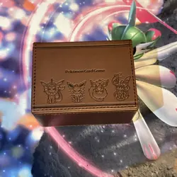 Pokemon Card Deck Case Flip Eevee Collection Used - Image 3
