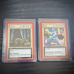 Ward Trading Card Game 1st Edition Giant Rat & Jester Cards Lot - Image 1