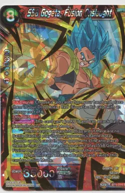 SSB Gogeta Fusion Onslaught BT6-014 SR Dragon Ball Super Card Foil - Image 1