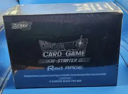 Dragon Ball Super Card Game Zenkai Starter Deck Red Rage 6 Boxes - Image 1