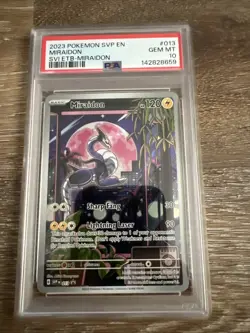 Pokemon TCG Miraidon SVP Black Star Promos Holo Card SVP013 PSA 10 Gem Mint - Image 1