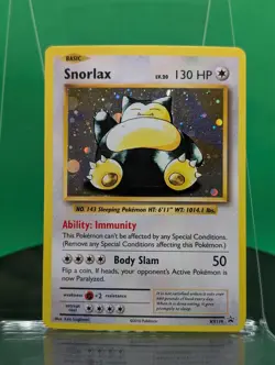 Snorlax XY179 GX Box Black Star Promo 2016 English Pokemon Card - Image 1