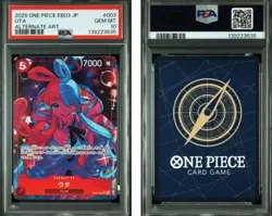 2025 JAPANESE ONE PIECE CARD UTA PSA 10 EB03-003SR ALTERNATE ART BANDAI NAMCO - Image 3
