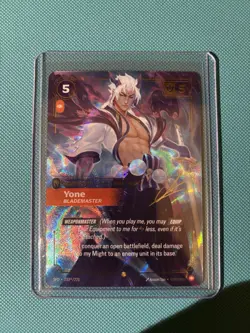Yone SFD 233*/221 League of Legends - Riftbound TCG Card English ON signature NM - Image 1