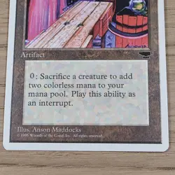 Ashnod's Altar - Chronicles - MTG Magic the Gathering - Artifact - 1995 - Image 3