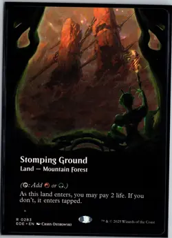 Stomping Ground (Borderless) Normal R Edge of Eternities 283 NM - Image 1