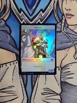 1x Knight / Boar Token FOIL Dual-Sided - NM/M 2X2 MTG - Image 1