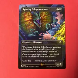 Spitting Dilophosaurus Non-Foil Borderless Universes Beyond: Jurassic World - Image 1