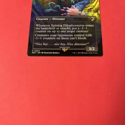 Spitting Dilophosaurus Non-Foil Borderless Universes Beyond: Jurassic World - Image 2