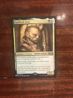 MtG Magic the Gathering Gaddock Teeg - Image 1