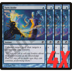 MTG Turn Aside (Scars of Mirrodin) 49/249 (NEAR MINT) (4X) - Image 1