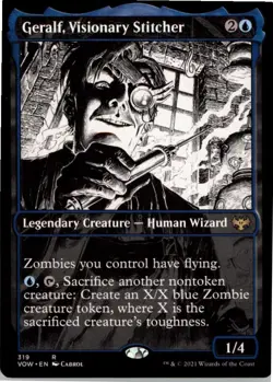 Geralf, Visionary Stitcher (Showcase) R Innistrad: Crimson Vow 319 NM MTG x1 - Image 1