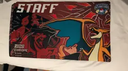 Pokemon EUIC 2026 STAFF EXCLUSIVE Mega CHARIZARD Y PLAYMAT - Image 1