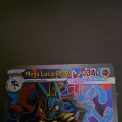 Pokemon TCG Mega Lucario EX 160/132 Ultra Rare Holo Card Mega Evolutions - Image 5