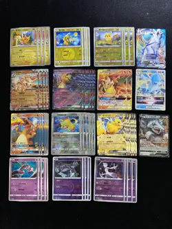 2025 Pokemon TCG S-Chinese Mewtwo Pikachu Jirachi Charizard RRR Holo Lot*54 AM11 - Image 2