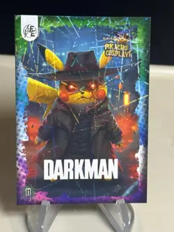 Darkman (Pikachu) #11 - Galaxy Holo - Electric Pikachu Cosplay - Pokemon ZL13 - Image 1