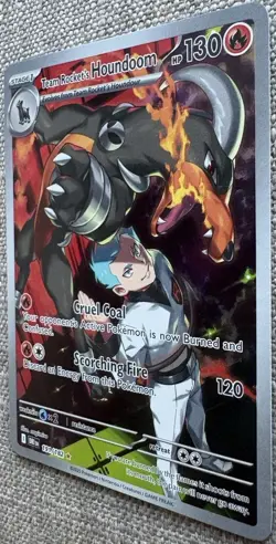 Pokemon Team Rockets Houndoom IR 191/182 Scarlet and Violet: Destined Rivals - Image 3