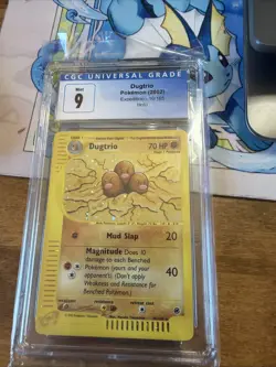 Pokemon TCG Dugtrio Expedition Base Set CGC 9 2002 010/165 Holo Rare - Image 1