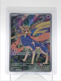 ZACIAN 2025 POKEMON PHANTASMAL FLAMES ILLUSTRATION RARE A 100/094 Q5542 - Image 1