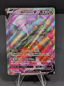 Hisuian Arcanine V - 179/195 - Pokemon TCG Silver Tempest - Holo Ultra Rare - Image 1